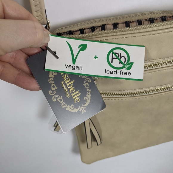 NWT Isabelle crossbody bag vegan lead free - Picture 5 of 7